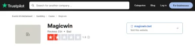 Magicwin.bet-review-trustpilot-score.webp