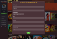 GunsBet Registration Form Step 2 Desktop Device View 