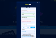 WilliamHill Registration Form Step 2 Desktop Device View