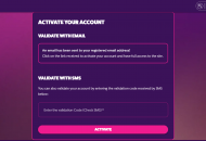 FrankFredCasino Registration Form Step 2 Desktop Device View