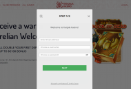 KarjalaKasino Registration Form Step 1 Desktop Device View