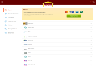 Omni Payment Methods Desktop Device View