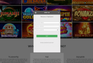 TradaCasino Registration Form Step 1 Desktop Device View