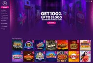 FrankFredCasino Homepage Desktop Device View