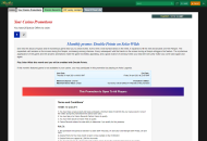 BlackjackBallroom Promotions Desktop Device View 