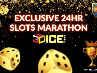 Exclusive Slot Marathon by 3Dice, 2024 Casino of the Year!