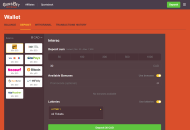 GunsBet Payment Methods Desktop Device View 