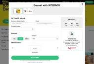 FortuneLegends Payment Methods Desktop Device View