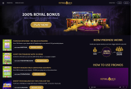 RoyalAce Promotions Desktop Device View 