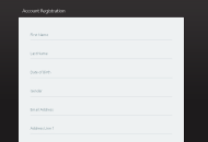 GrandMondial Registration Form Step 1 Desktop Device View