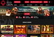 RedLion Homepage Desktop Device View 