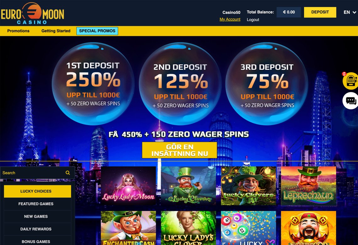 Euromoon Homepage 2 Desktop Device View 