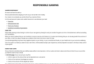 Locowin Responsible Gambling Information Desktop Device View