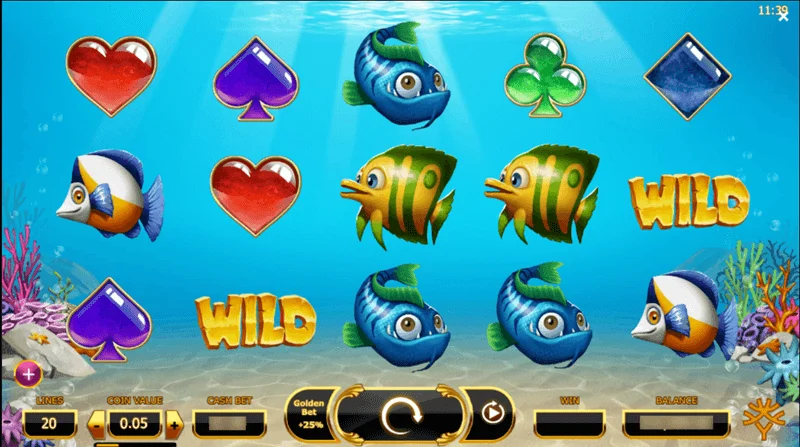 Golden Fish Tank Gameplay Screenshot