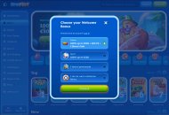 Spinfest Casino Registration Form-Step 1 Desktop Device View