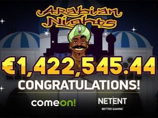 Swedish Player wins €1.4m playing Arabian Nights